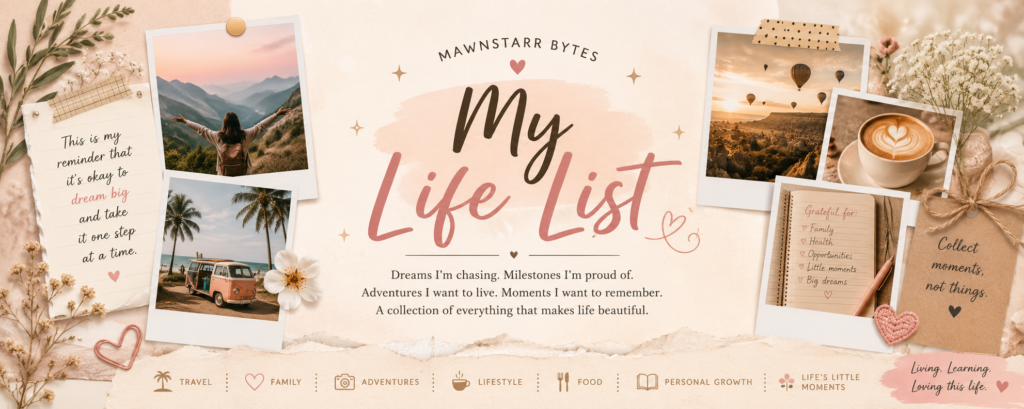 Mawnstarr Bytes Life List